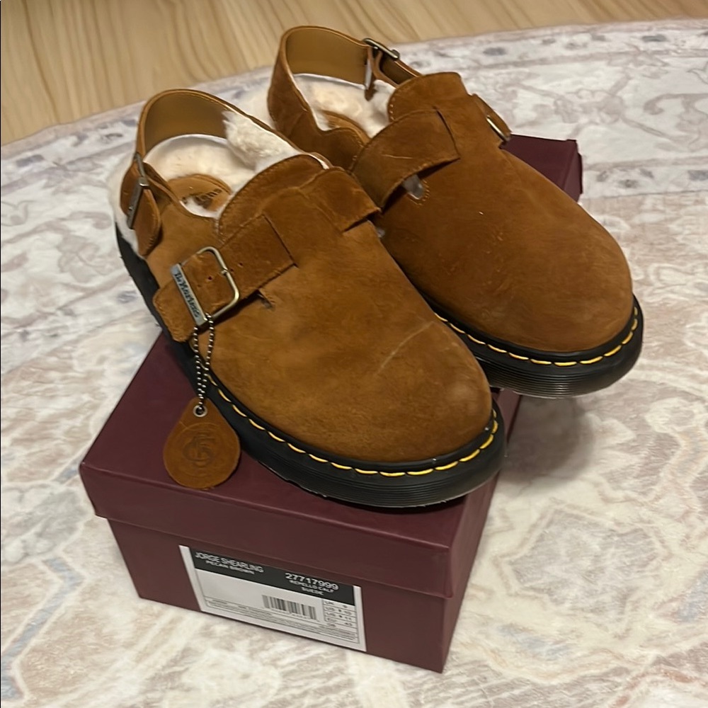 Dr. Martens Jorge Shearling Slingback Mules